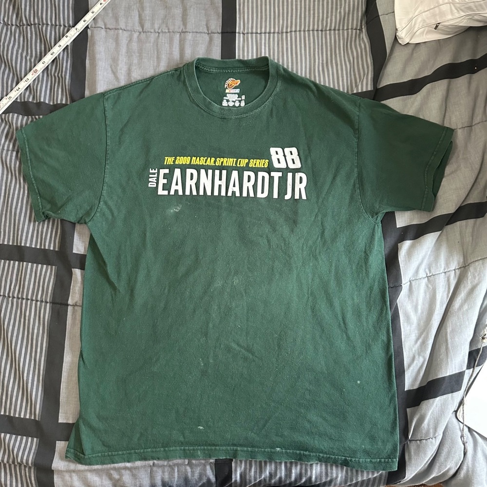 Winners Circle 2009 Dale Earnhardt Jr NASCAR Sprint Cup Series T Shirt Green XL